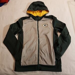 Green Bay Packers youth large 14/16 zip up hoodie
